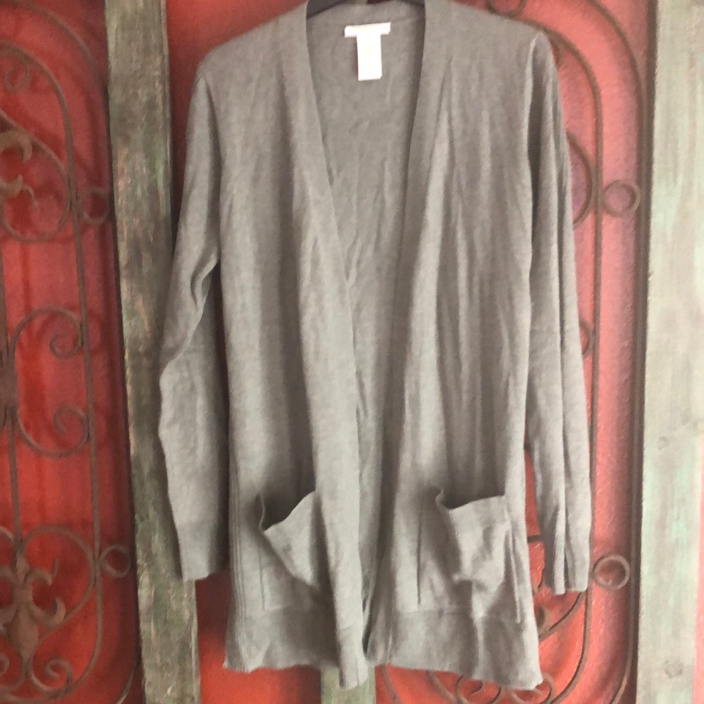 Open front spring cardigan